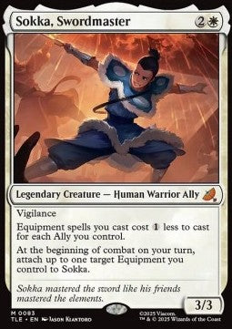 Sokka, Swordmaster (V.1) - Magic: The Gathering | Avatar: The Last Airbender: Eternal (Mythic) [TLE-83] Main image