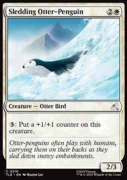 Sledding Otter-Penguin (V.1) - Magic: The Gathering | Avatar: The Last Airbender: Eternal (Common) [TLE-218] Imagen principal del producto