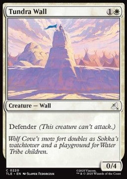 Tundra Wall (V.1) - Magic: The Gathering | Avatar: The Last Airbender: Eternal (Common) [TLE-220] Imagen principal del producto