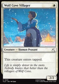 Wolf Cove Villager (V.1) - Magic: The Gathering | Avatar: The Last Airbender: Eternal (Common) [TLE-221] Imagen principal del producto