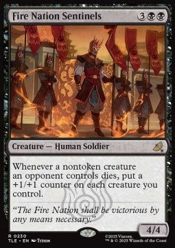 Fire Nation Sentinels - Magic: The Gathering | Avatar: The Last Airbender: Eternal (Rare) [TLE-230] Immagine principale del prodotto