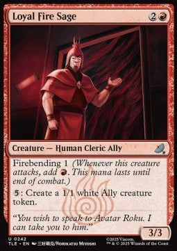 Loyal Fire Sage - Magic: The Gathering | Avatar: The Last Airbender: Eternal (Uncommon) [TLE-242] Main image