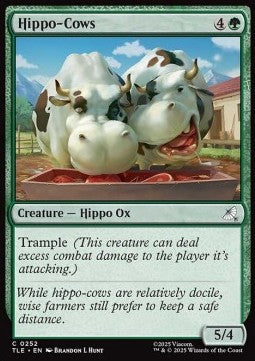 Hippo-Cows - Magic: The Gathering | Avatar: The Last Airbender: Eternal (Common) [TLE-252] Main image