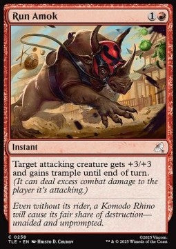 Run Amok (V.1) - Magic: The Gathering | Avatar: The Last Airbender: Eternal (Common) [TLE-258] Imagen principal del producto