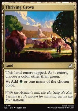Thriving Grove - Magic: The Gathering | Avatar: The Last Airbender: Eternal (Common) [TLE-261] Imagen principal del producto