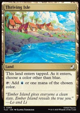 Thriving Isle - Magic: The Gathering | Avatar: The Last Airbender: Eternal (Common) [TLE-263] Imagen principal del producto