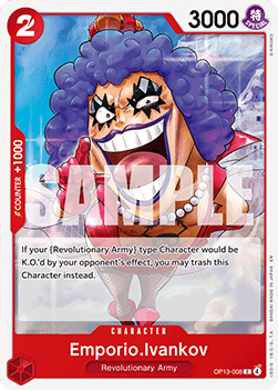 Emporio.Ivankov (OP13-008) - Carrying on his Will (Common) [OP13-008] Immagine principale del prodotto