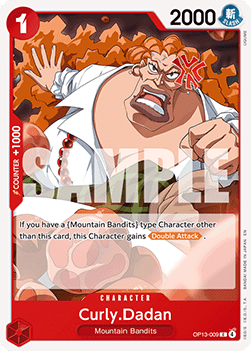 Curly.Dadan (OP13-009) - Carrying on his Will (Common) [OP13-009] Immagine principale del prodotto