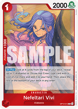 Nefeltari Vivi (OP13-012) - Carrying on his Will (Rare) [OP13-012] Immagine principale del prodotto