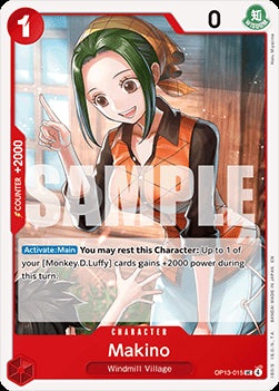 Makino (OP13-015) - Carrying on his Will (Uncommon) [OP13-015] Hover Image