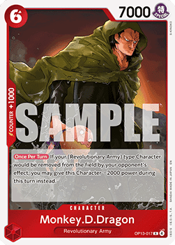 Monkey.D.Dragon (OP13-017) - Carrying on his Will (Rare) [OP13-017] Image principale du produit