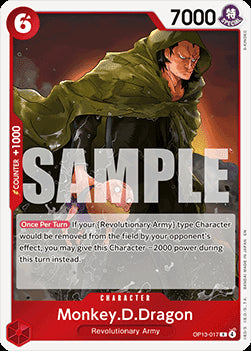 Monkey.D.Dragon (OP13-017) - Carrying on his Will (Rare) [OP13-017] Hover Image