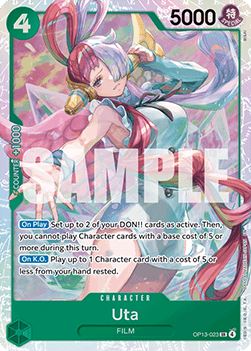 Uta (OP13-023) (V.1) - Carrying on his Will (Super Rare) [OP13-023] Hauptbild
