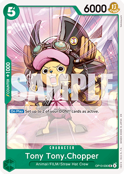 Tony Tony.Chopper (OP13-030) - Carrying on his Will (Uncommon) [OP13-030] Immagine principale del prodotto