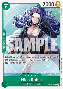 Nico Robin (OP13-032) - Carrying on his Will (Uncommon) [OP13-032] Immagine principale del prodotto