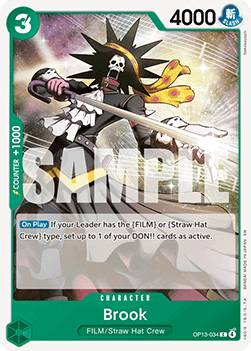 Brook (OP13-034) - Carrying on his Will (Common) [OP13-034] Immagine principale del prodotto