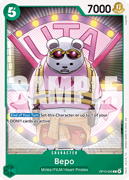 Bepo (OP13-035) - Carrying on his Will (Common) [OP13-035] Immagine principale del prodotto