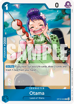Otama (OP13-043) - Carrying on his Will (Rare) [OP13-043] Immagine principale del prodotto