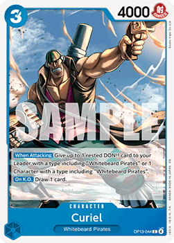 Curiel (OP13-044) - Carrying on his Will (Common) [OP13-044] Imagen principal del producto