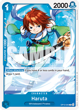 Haruta (OP13-045) - Carrying on his Will (Common) [OP13-045] Hauptbild