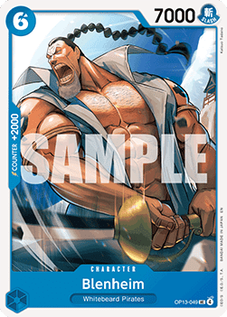 Blenheim (OP13-049) - Carrying on his Will (Uncommon) [OP13-049] Immagine principale del prodotto