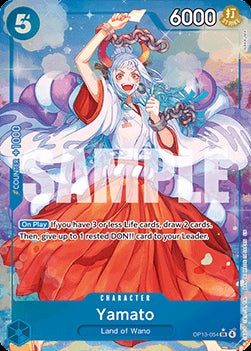 Yamato (OP13-054) (V.2) - Carrying on his Will (Alternate Art) [OP13-054] Hover Image