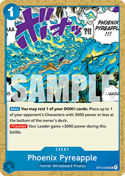 Phoenix Pyreapple (OP13-058) - Carrying on his Will (Uncommon) [OP13-058] Immagine principale del prodotto