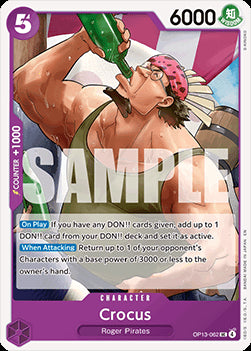 Crocus (OP13-062) - Carrying on his Will (Uncommon) [OP13-062]