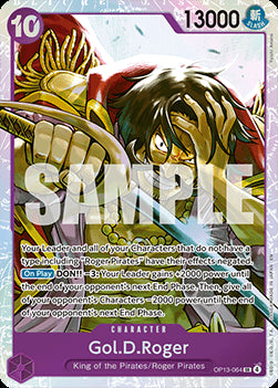 Gol.D.Roger (OP13-064) (V.1) - Carrying on his Will (Super Rare) [OP13-064] Hover Image