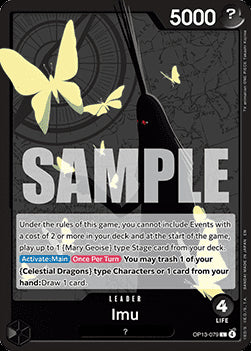 Imu (OP13-079) (V.1) - Carrying on his Will (Leader) [OP13-079] Hover Image