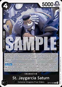 St. Jaygarcia Saturn (OP13-083) (V.1) - Carrying on his Will (Rare) [OP13-083] Hover Image