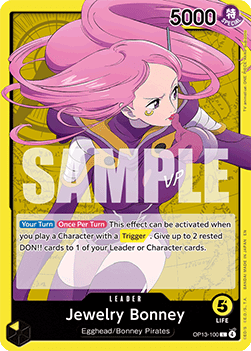 Jewelry Bonney (OP13-100) (V.1) - Carrying on his Will (Leader) [OP13-100] Hauptbild