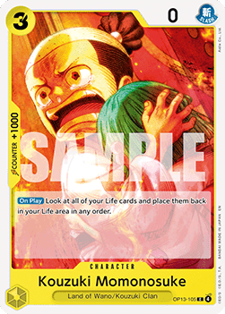 Kouzuki Momonosuke (OP13-105) - Carrying on his Will (Common) [OP13-105] Immagine principale del prodotto