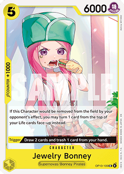 Jewelry Bonney (OP13-109) - Carrying on his Will (Uncommon) [OP13-109] Immagine principale del prodotto