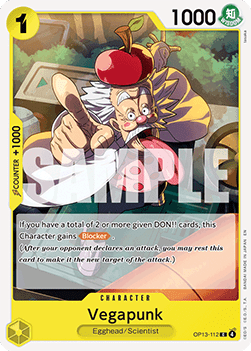 Vegapunk (OP13-112) - Carrying on his Will (Common) [OP13-112] Immagine principale del prodotto