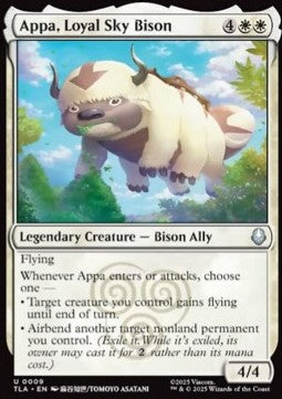 Appa, Loyal Sky Bison - Magic: The Gathering | Avatar: The Last Airbender (Uncommon) [TLA-9] Hauptbild