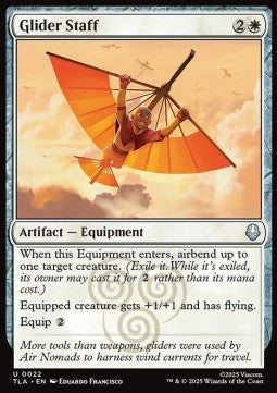 Glider Staff - Magic: The Gathering | Avatar: The Last Airbender (Uncommon) [TLA-22] Hoofdafbeelding