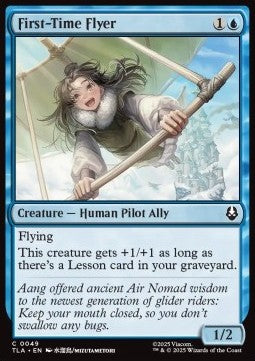 First-Time Flyer - Magic: The Gathering | Avatar: The Last Airbender (Common) [TLA-49] Hoofdafbeelding