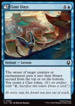 Lost Days - Magic: The Gathering | Avatar: The Last Airbender (Common) [TLA-62] Imagen principal del producto