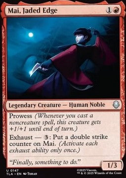 Mai, Jaded Edge - Magic: The Gathering | Avatar: The Last Airbender (Uncommon) [TLA-147] Imagen principal del producto