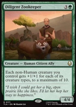 Diligent Zookeeper - Magic: The Gathering | Avatar: The Last Airbender (Rare) [TLA-171] Hauptbild