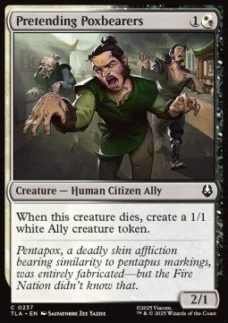 Pretending Poxbearers - Magic: The Gathering | Avatar: The Last Airbender (Common) [TLA-237] Hoofdafbeelding