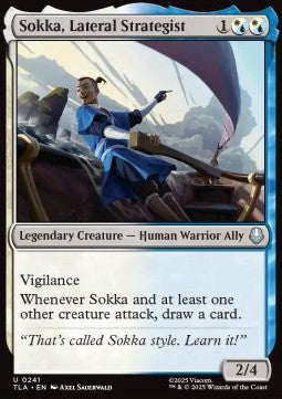 Sokka, Lateral Strategist - Magic: The Gathering | Avatar: The Last Airbender (Uncommon) [TLA-241] Hoofdafbeelding