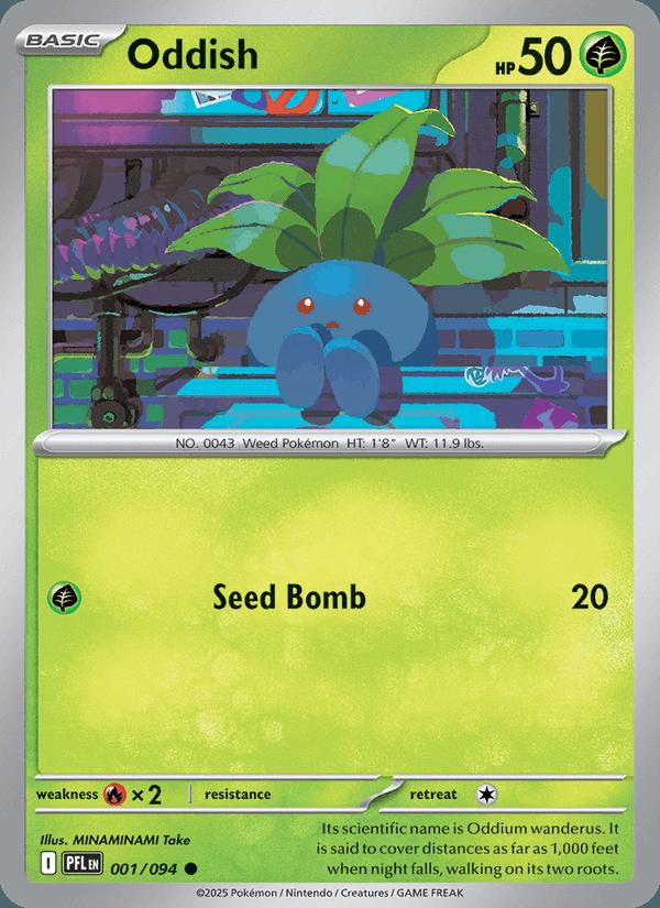 Oddish - Phantasmal Flames (Common) [PFL-001] Main image