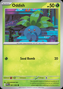 Oddish - Phantasmal Flames (Common) [PFL-001] Hover Image