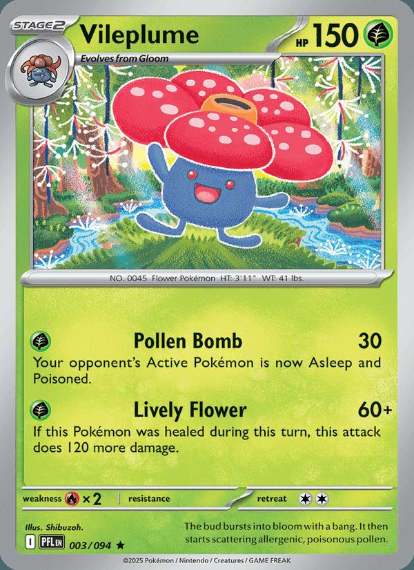 Vileplume - Phantasmal Flames (Uncommon) [PFL-003] Image principale du produit