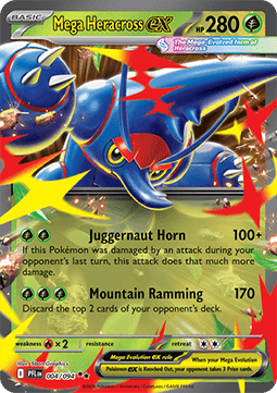 Mega Heracross ex - Phantasmal Flames (Double Rare) [PFL-004] Imagen principal del producto