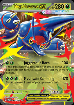 Mega Heracross ex - Phantasmal Flames (Double Rare) [PFL-004] Hover Image