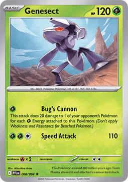 Genesect - Phantasmal Flames (Rare) [PFL-008] Imagen principal del producto