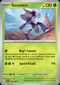Genesect - Phantasmal Flames (Rare) [PFL-008] Hover Image